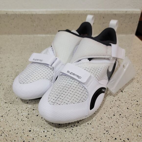 New Women's Nike Superrep Cycle Bike Riding Shoes White CJ0775-100 - W 7.5 - Picture 3 of 10
